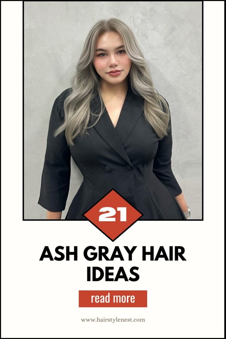 21 Ash Gray Hair Ideas