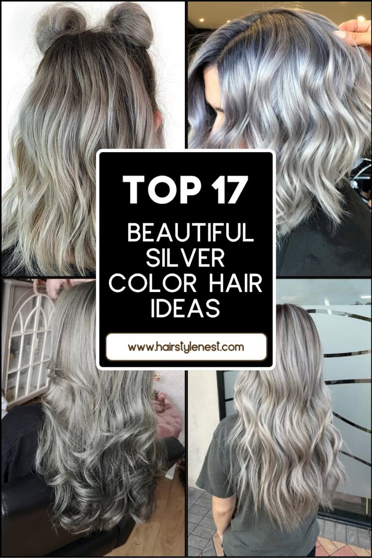 17 Bold & Beautiful Cool Silver Hair Color Ideas