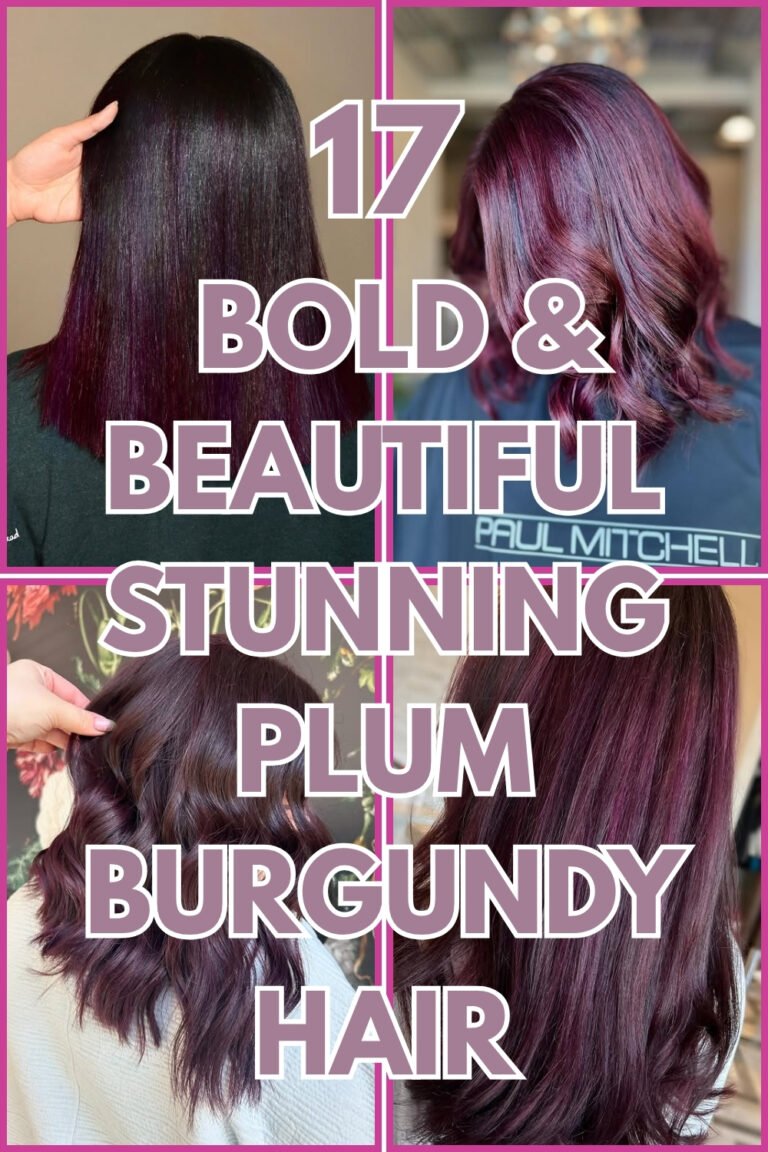 17 Bold & Beautiful Stunning Plum Hair Color Ideas