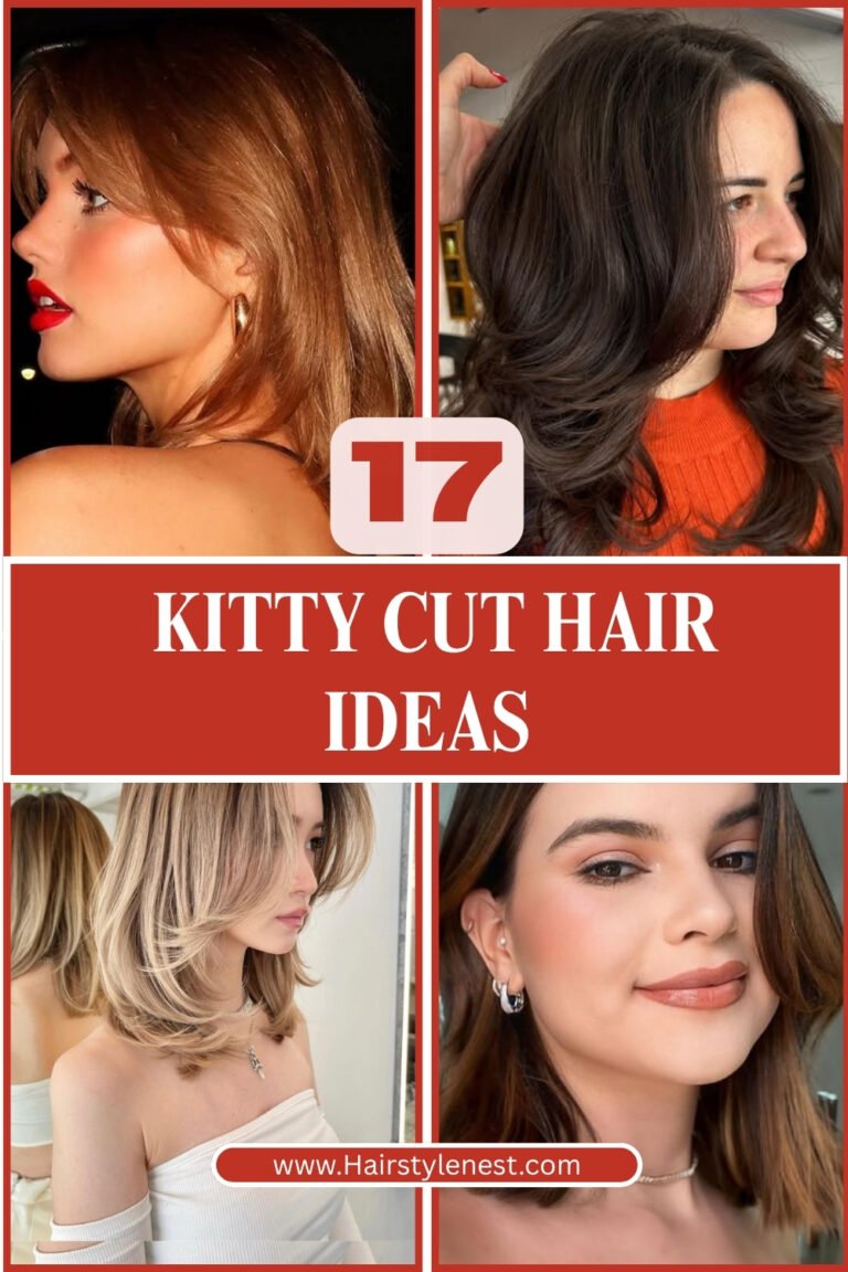 17 Kitty Cut Hair Ideas That Are Soft & Chic