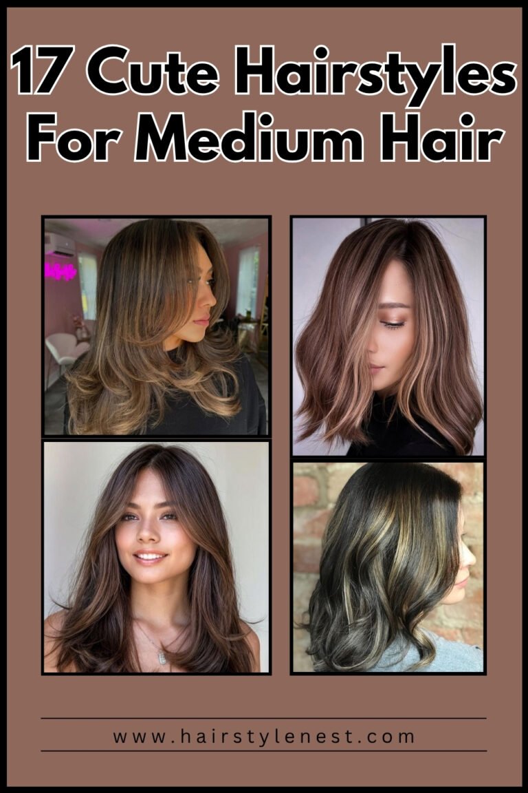 17 Cute Hairstyles For Medium Hair