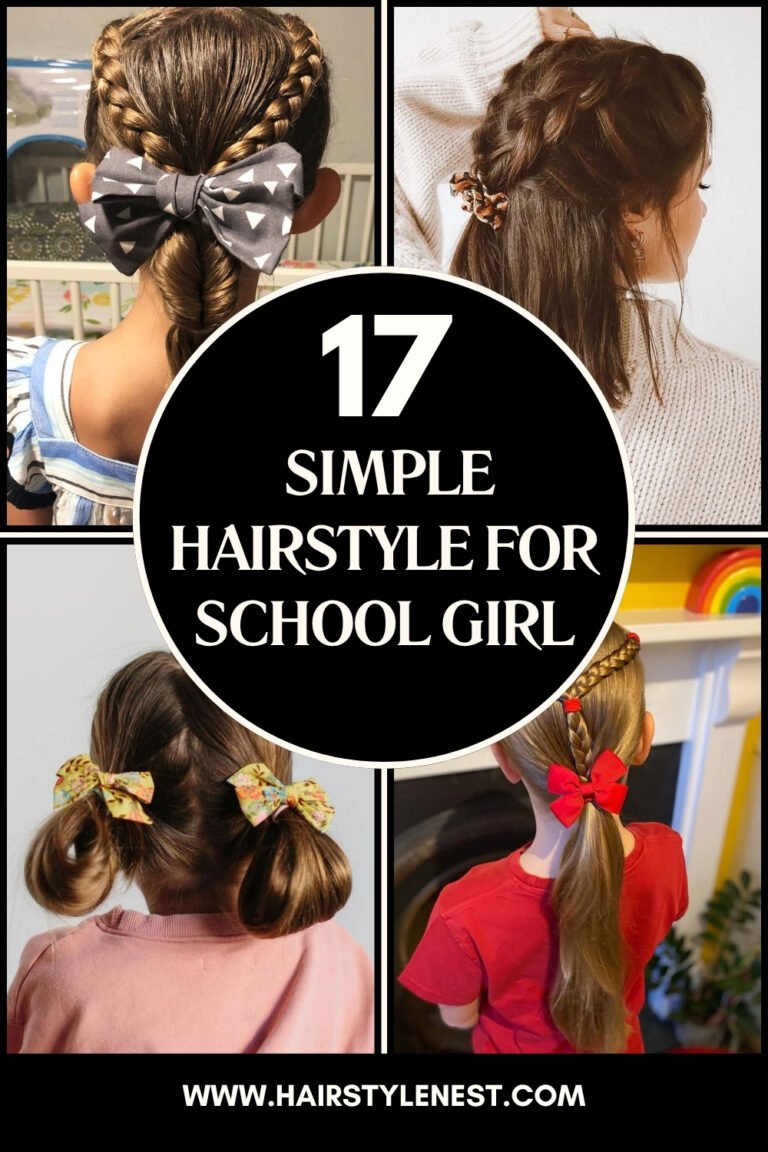 17 Simple Hairstyles For School Girl