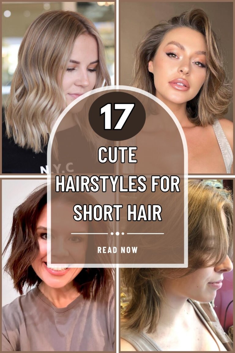 17 Cute Hairstyles For Short Hair