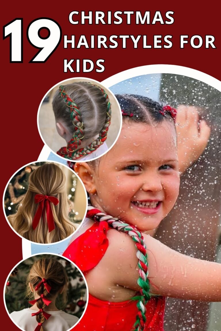 19 Christmas Hairstyles For Kids