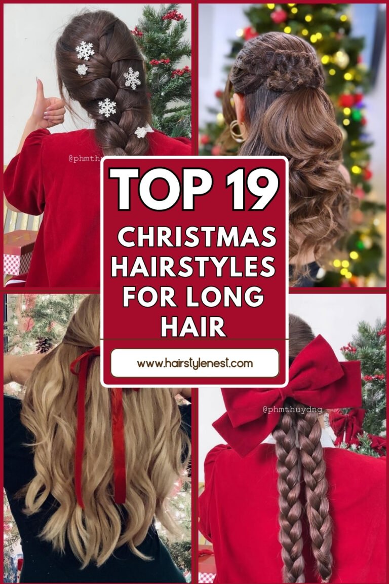 19 Christmas Hairstyles For Long Hair