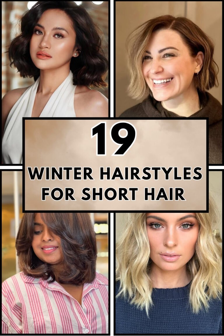 19 Winter Hairstyles For Short Hair