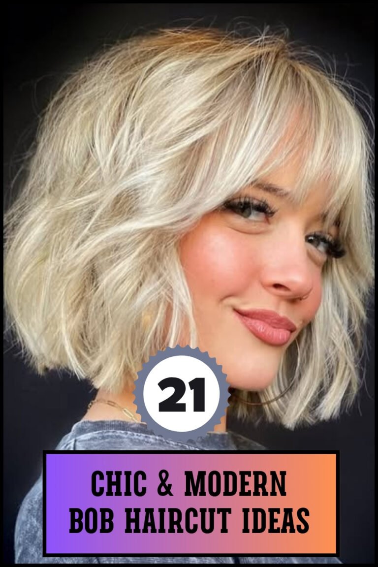 21 Chic & Modern Bob Haircut Ideas