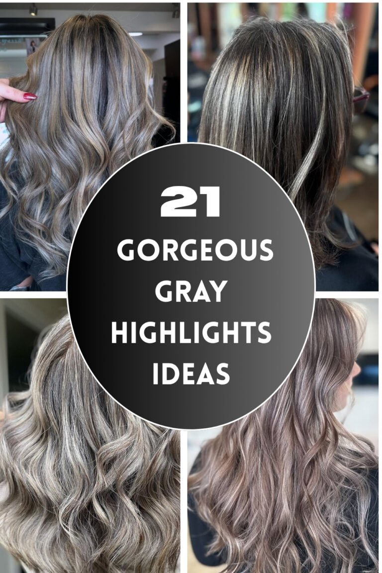 19+ Gorgeous Grey Hair Highlights Ideas