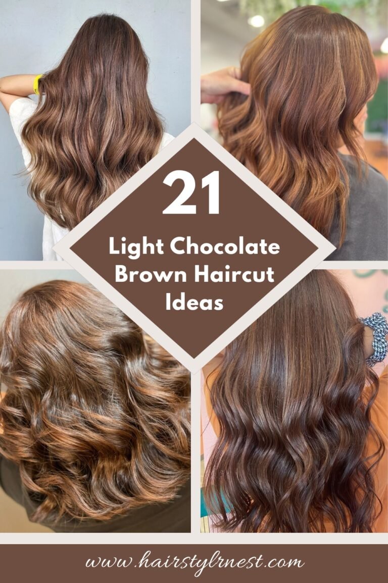 21 Gorgeous Light Chocolate Brown Hair Color Ideas