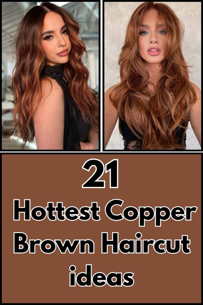 21 Hottest Copper Brown Hairstyle Ideas