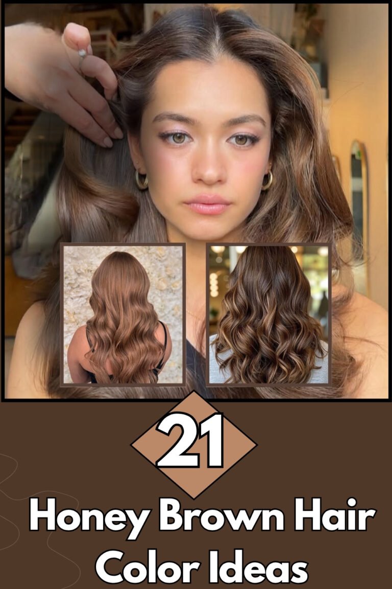 21+ Perfect Honey Brown Hair Color Ideas