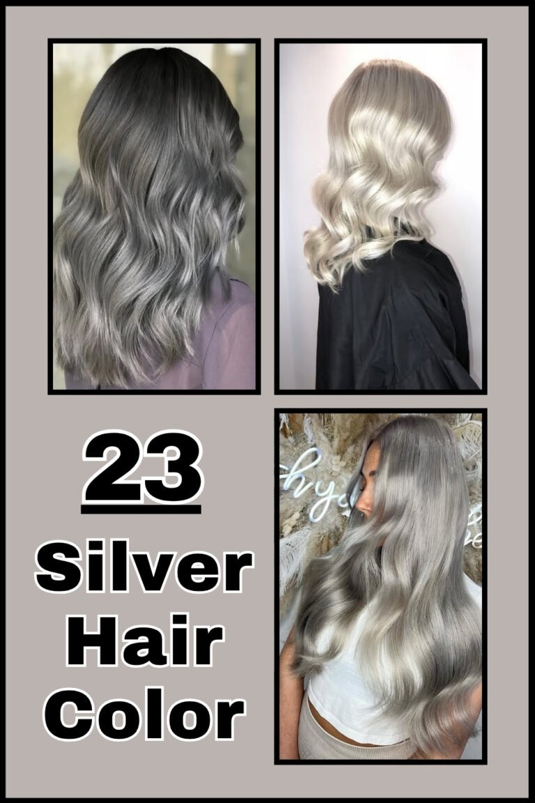 23 Glossy Shiny Silver Hair ldeas