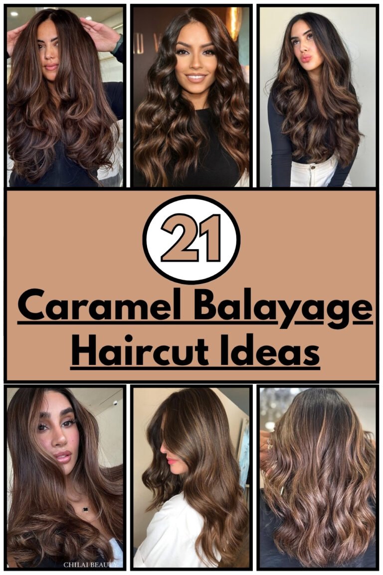 21 Stylish Caramel Balayage Hair Color Ideas