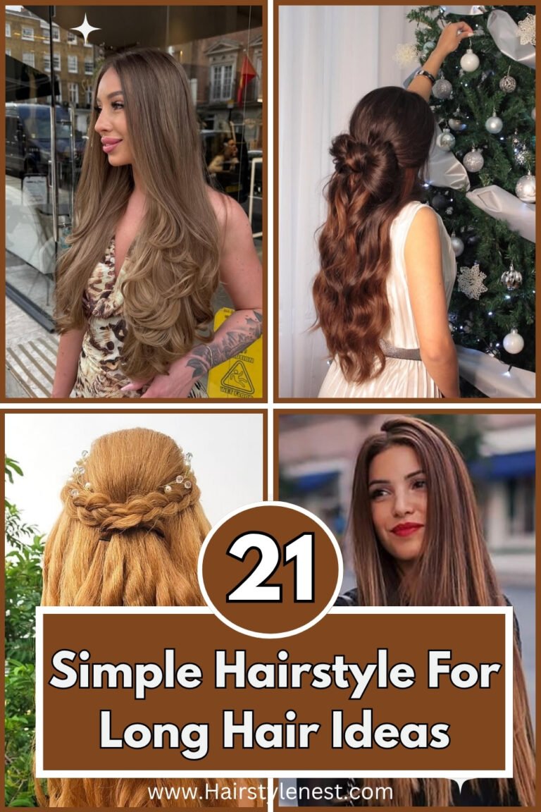 21 Simple Hairstyles For Long Hair