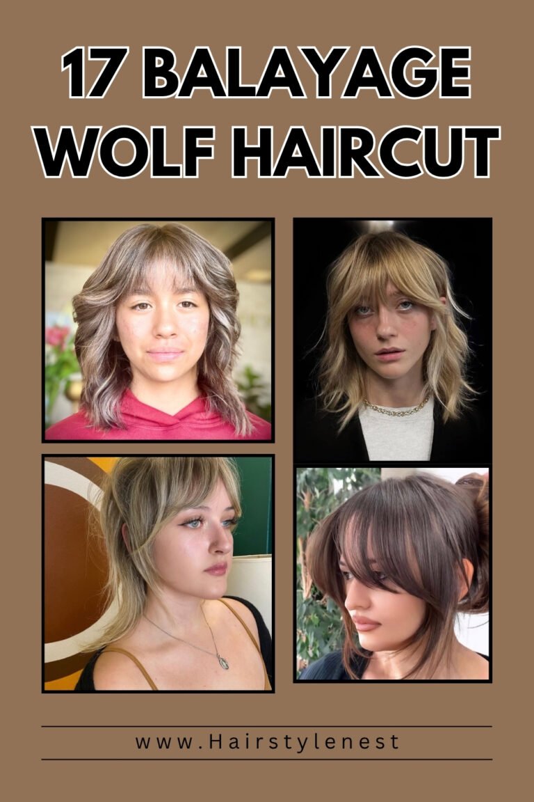 17 Balayage Wolf Cut