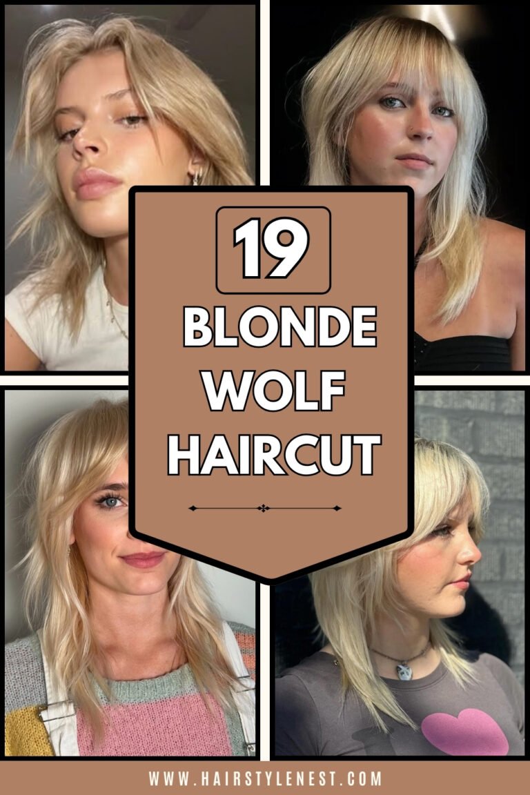 19 Blonde Wolf Haircut