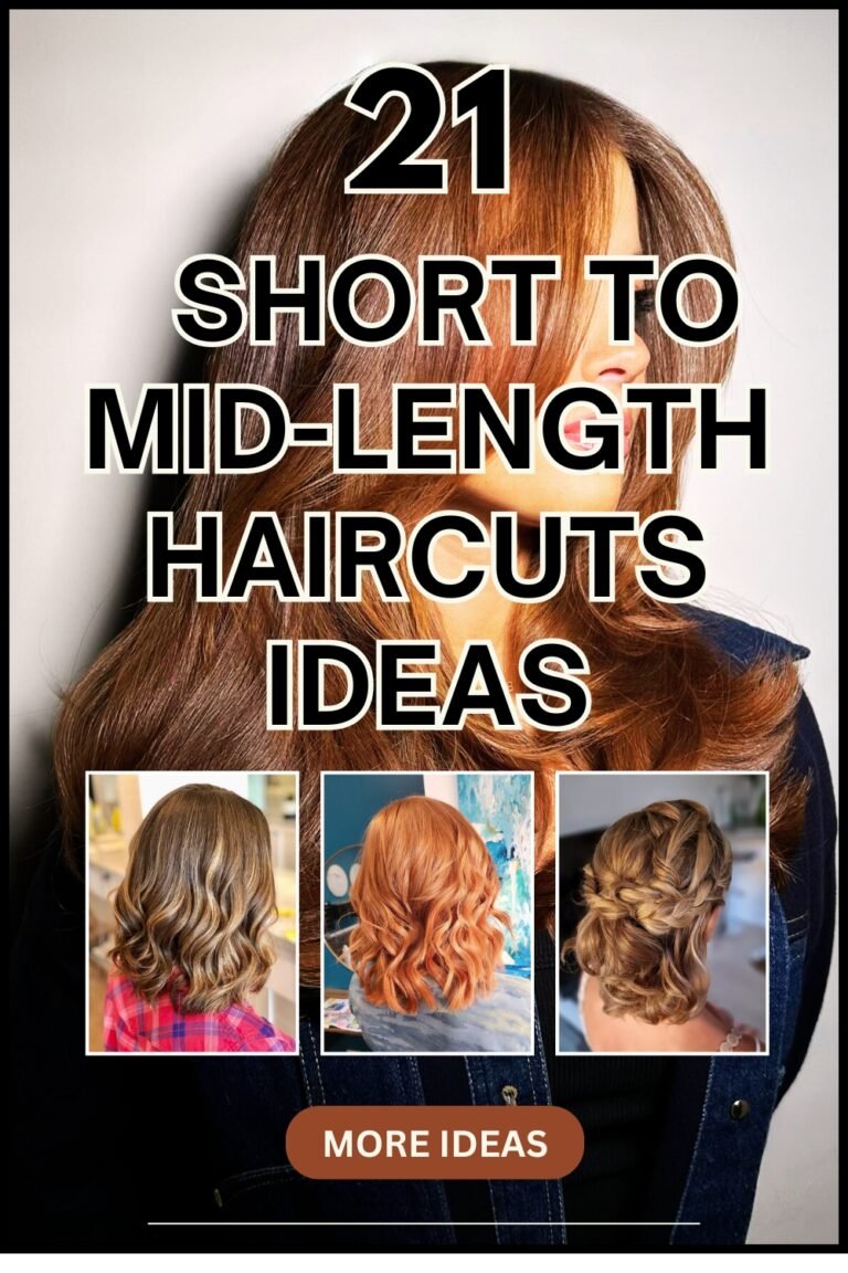 21 Mid-Length Haircuts Ideas