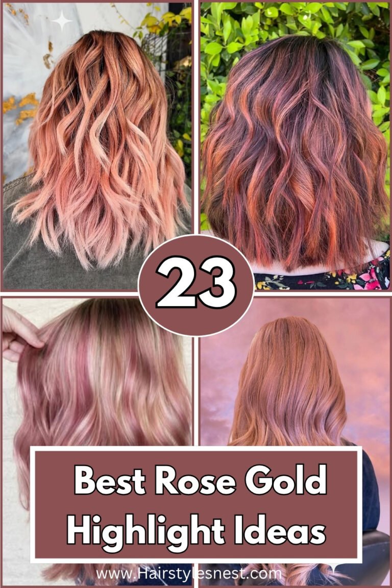 23 Best Rose Gold Highlight Ideas