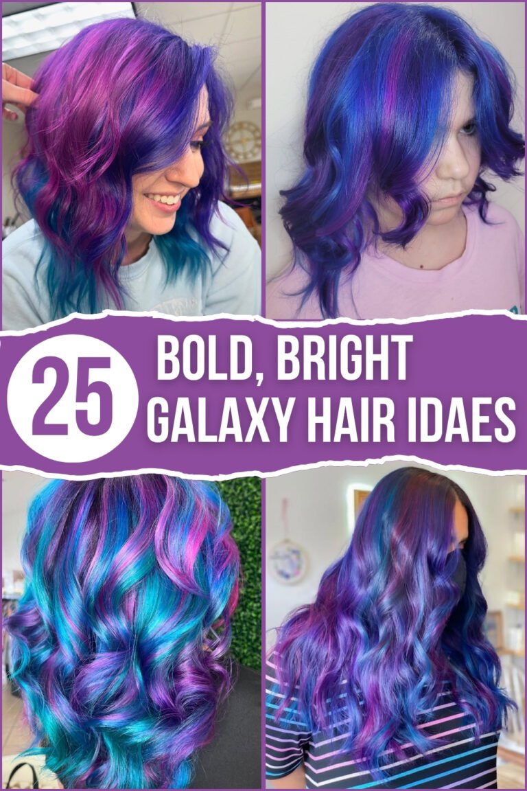 25 Bright Galaxy Hair Ideas