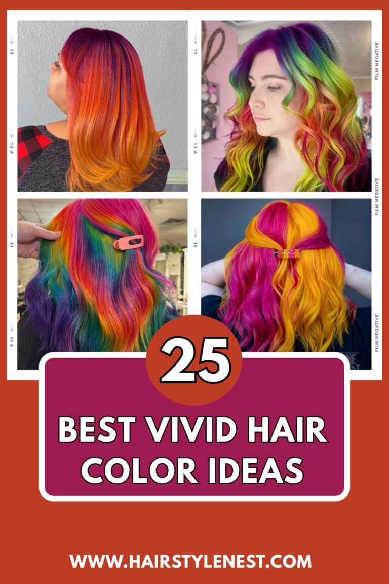 25 Best Vivid Hair Color Ideas