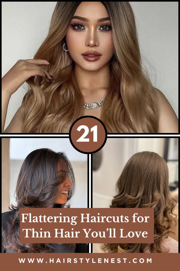 21 Hairstyles For Thin Haircut Ideas