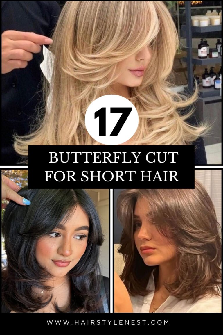 17 Butterfly Cut For Short Hair