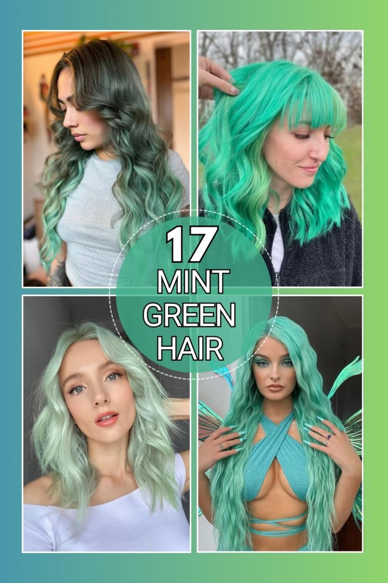 17 Mint Green Hair Color Ideas