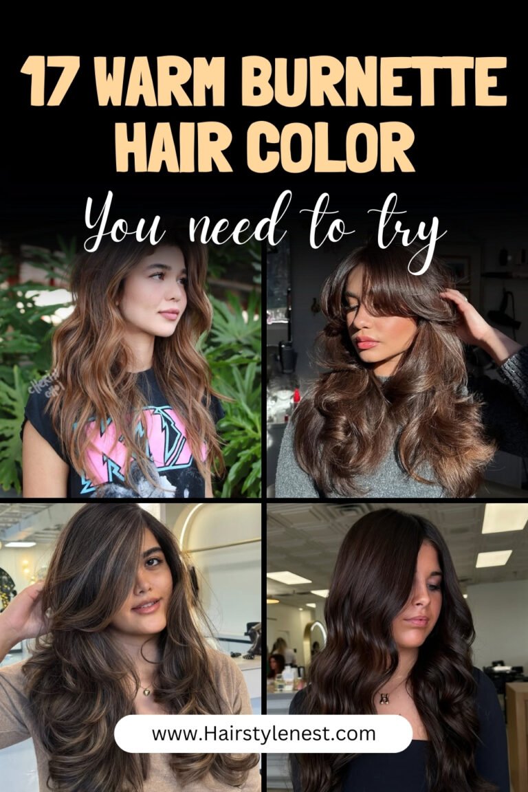 17 Warm Burnette Hair Color