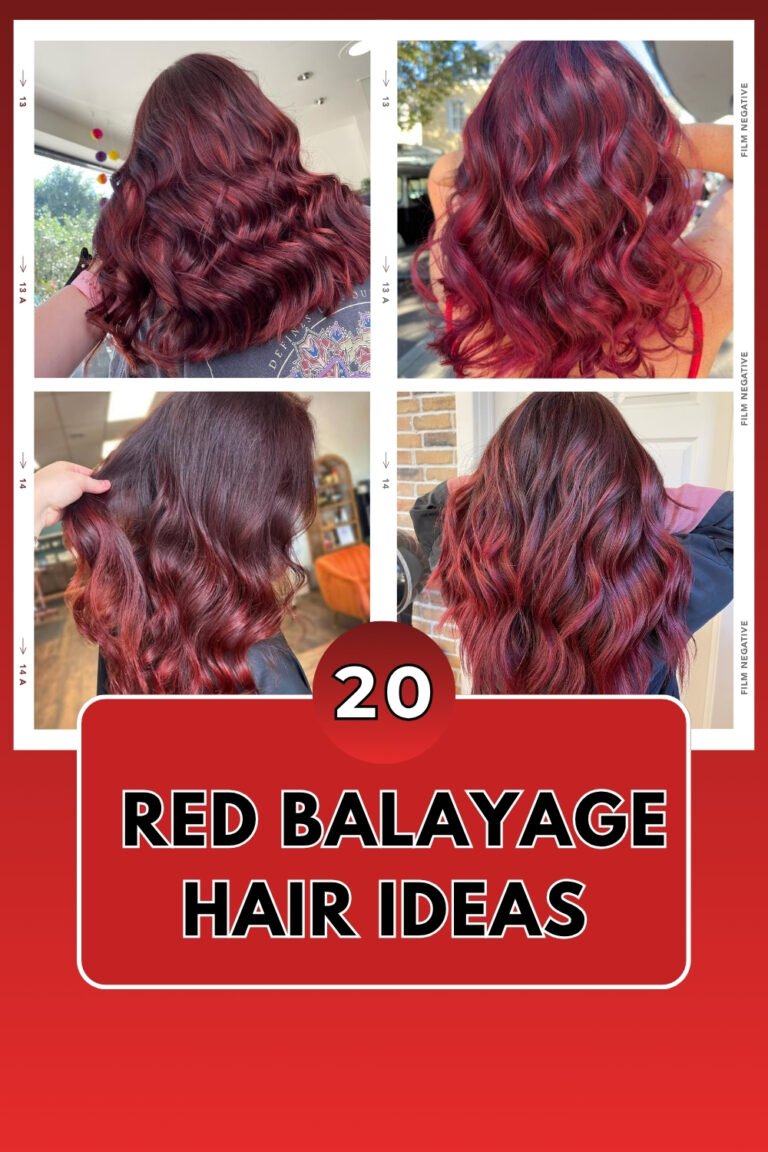 20 Red Balayage Hair