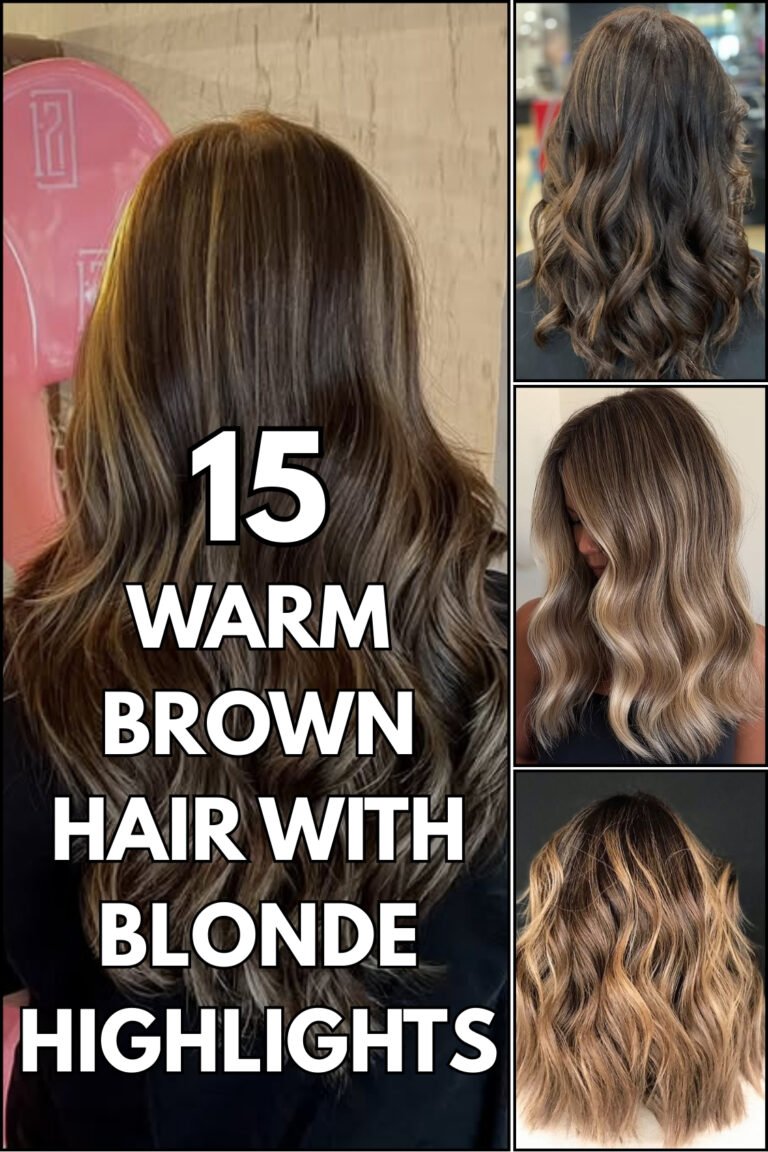 15 Warm Brown Hair With Blonde Highlights