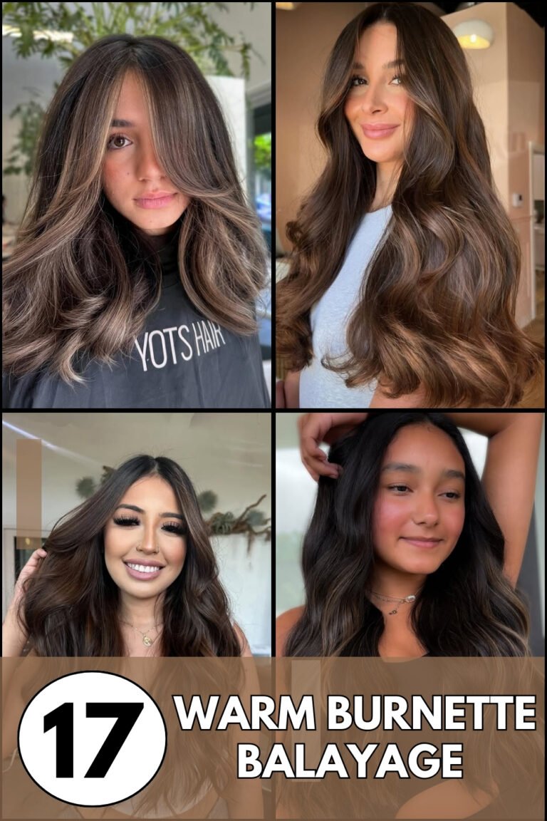 17 Warm Burnette Balayage