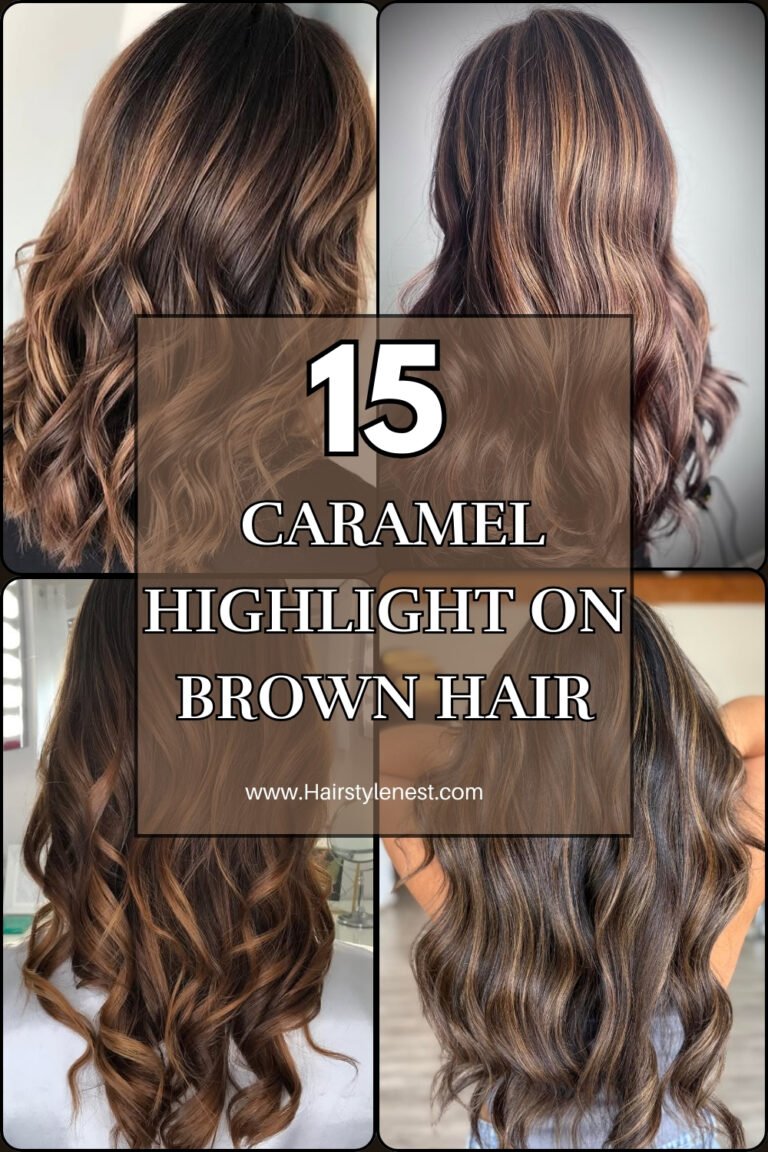 15 Caramel Highlight On Brown Hair