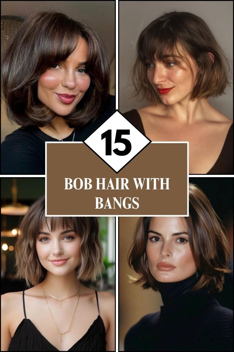 15 Bob Hair With Bangs