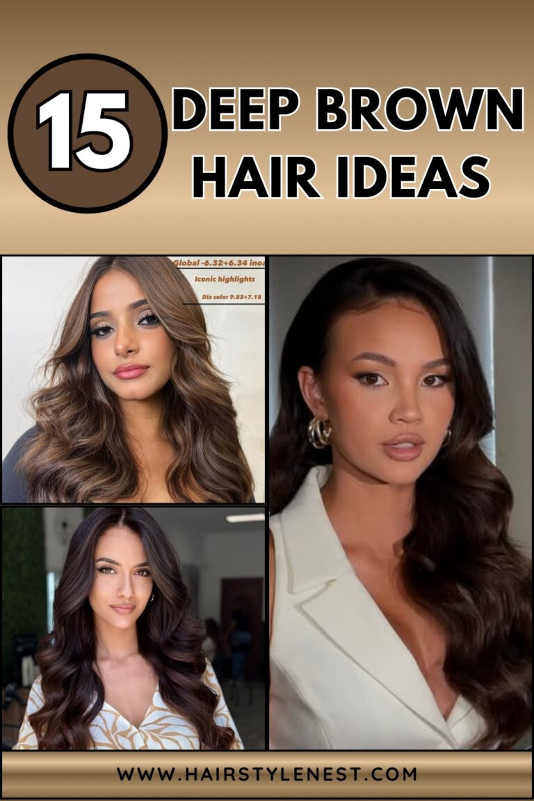 15 Deep Brown Hair