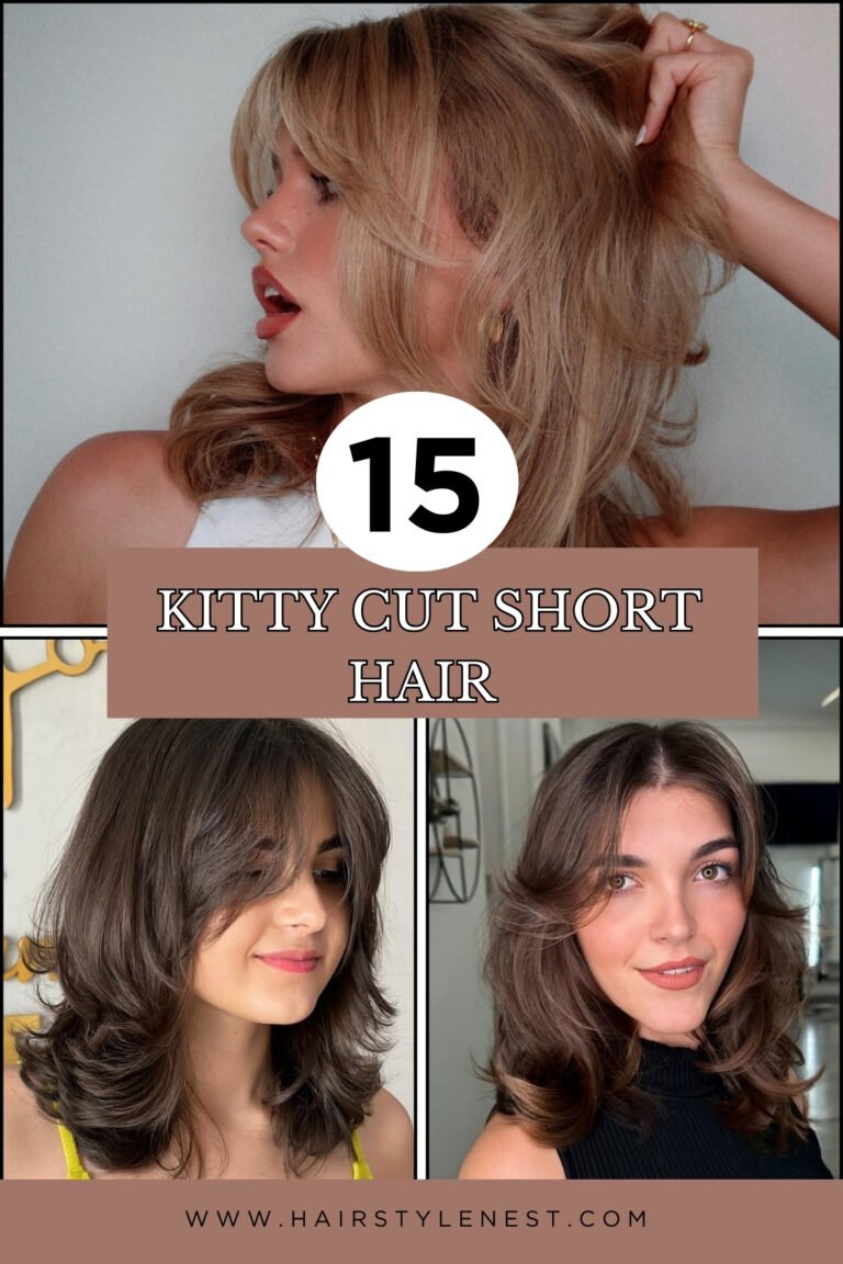 15 Kitty Cut Short hair