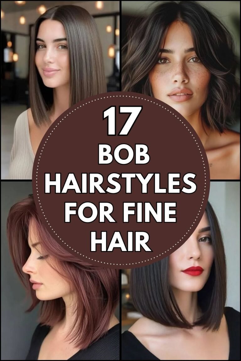 17 Bob Hairstyles For Fine Hair