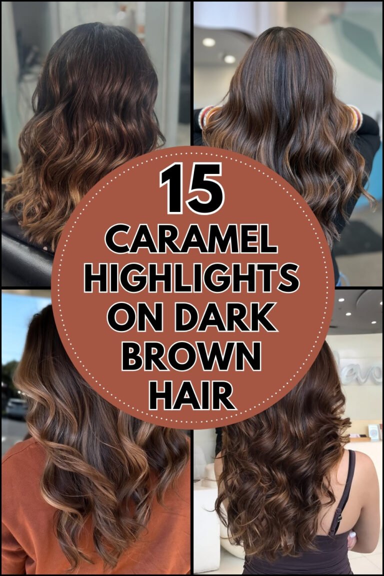 15 Caramel Highlights On Dark Brown Hair