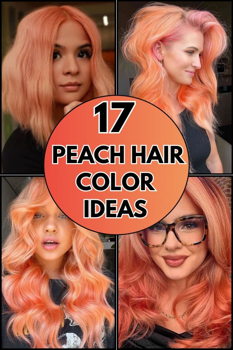 17 Peach Hair Color Ideas