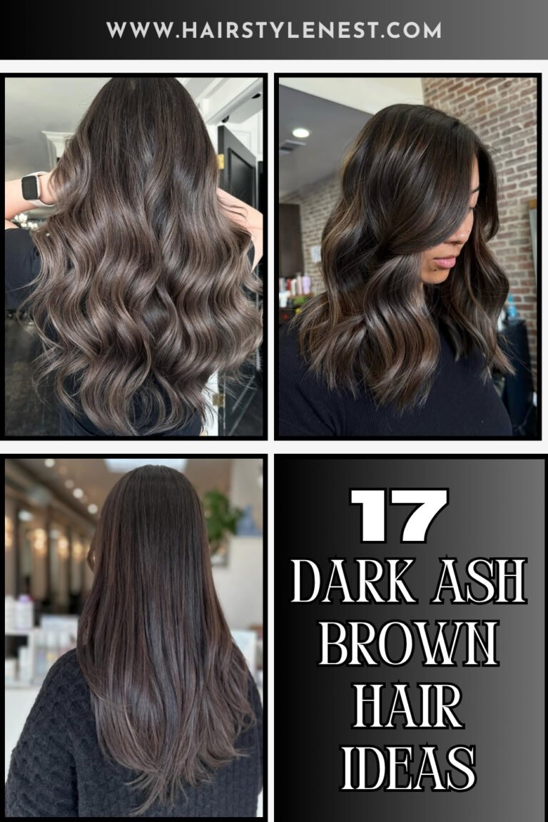 17 Mysterious Dark Ash Brown Hair Ideas