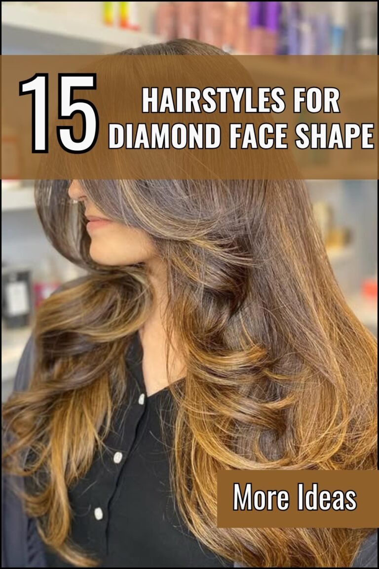15 Hairstyles For Diamond Face Shape