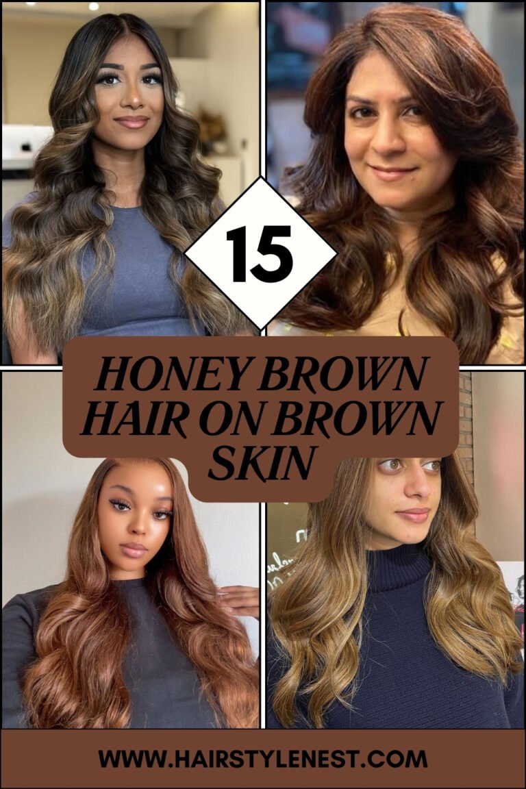 15 Honey Brown Hair On Brown Skin