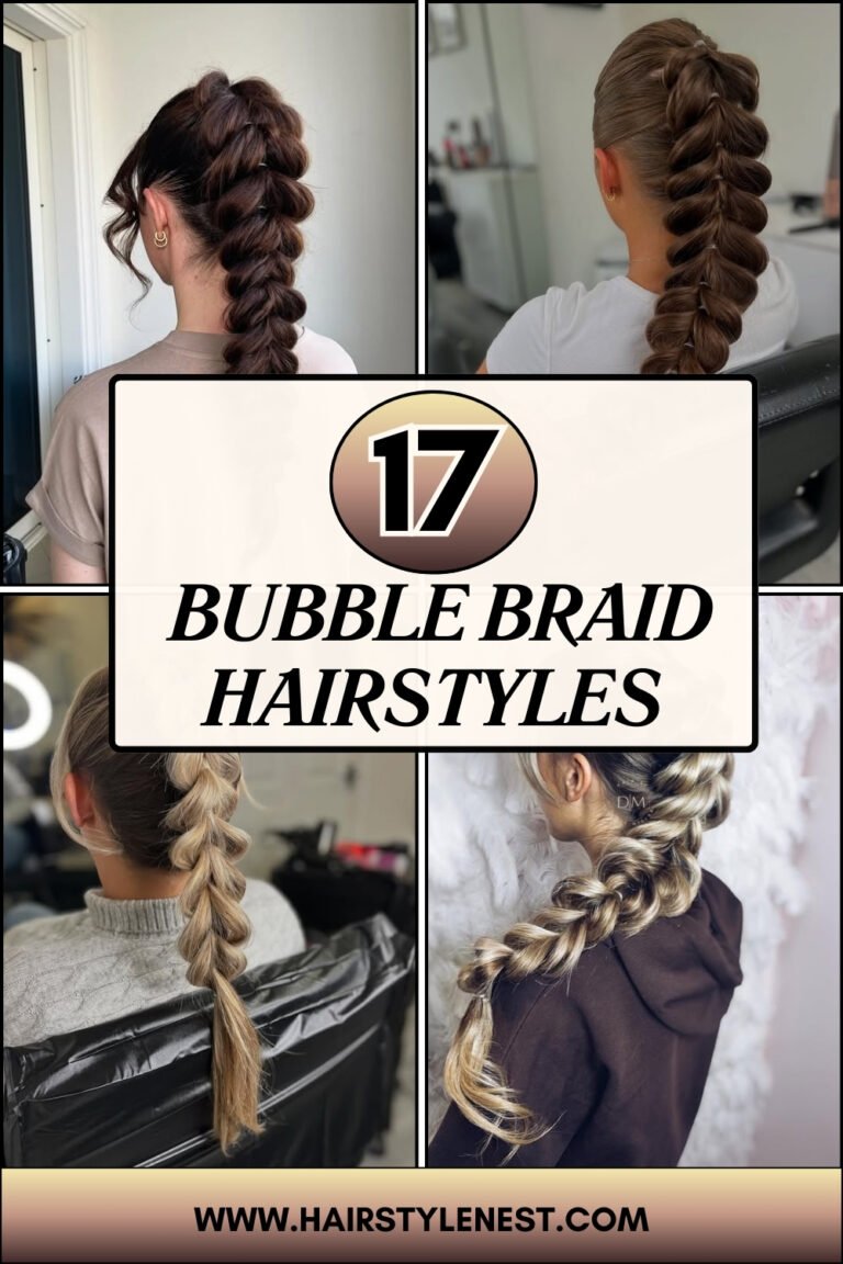 17 Bubble Braid Hairstyles