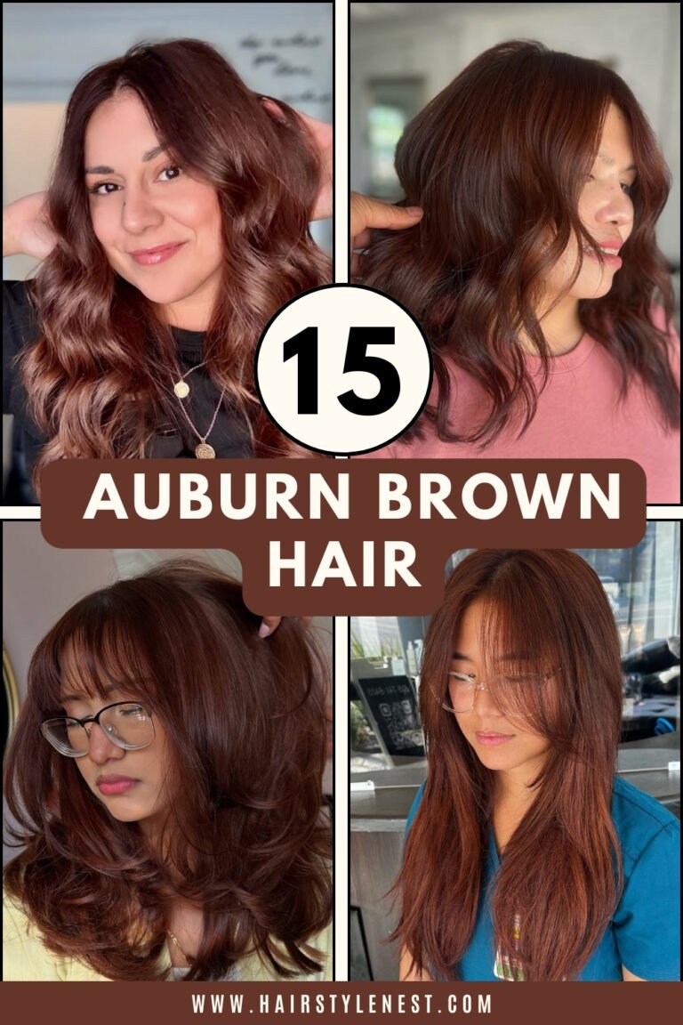 15 Auburn Brown Hair