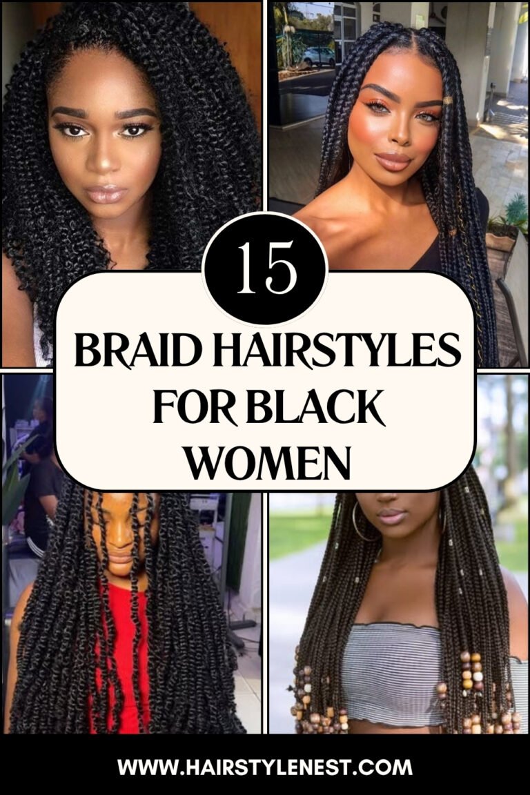 15 Braid Hairstyles For Black Women