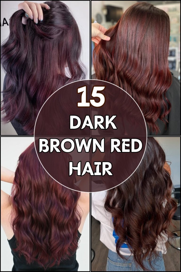 15 Dark Brown Red Hair