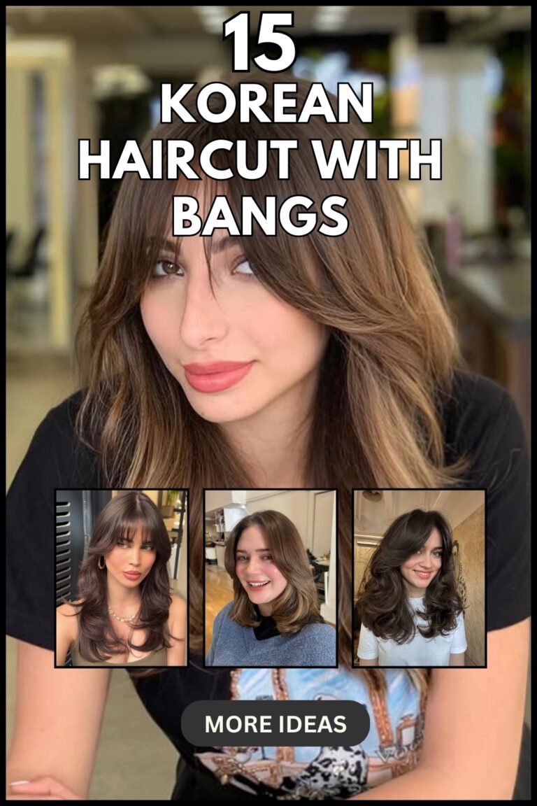 15 Korean Haircut With Bangs