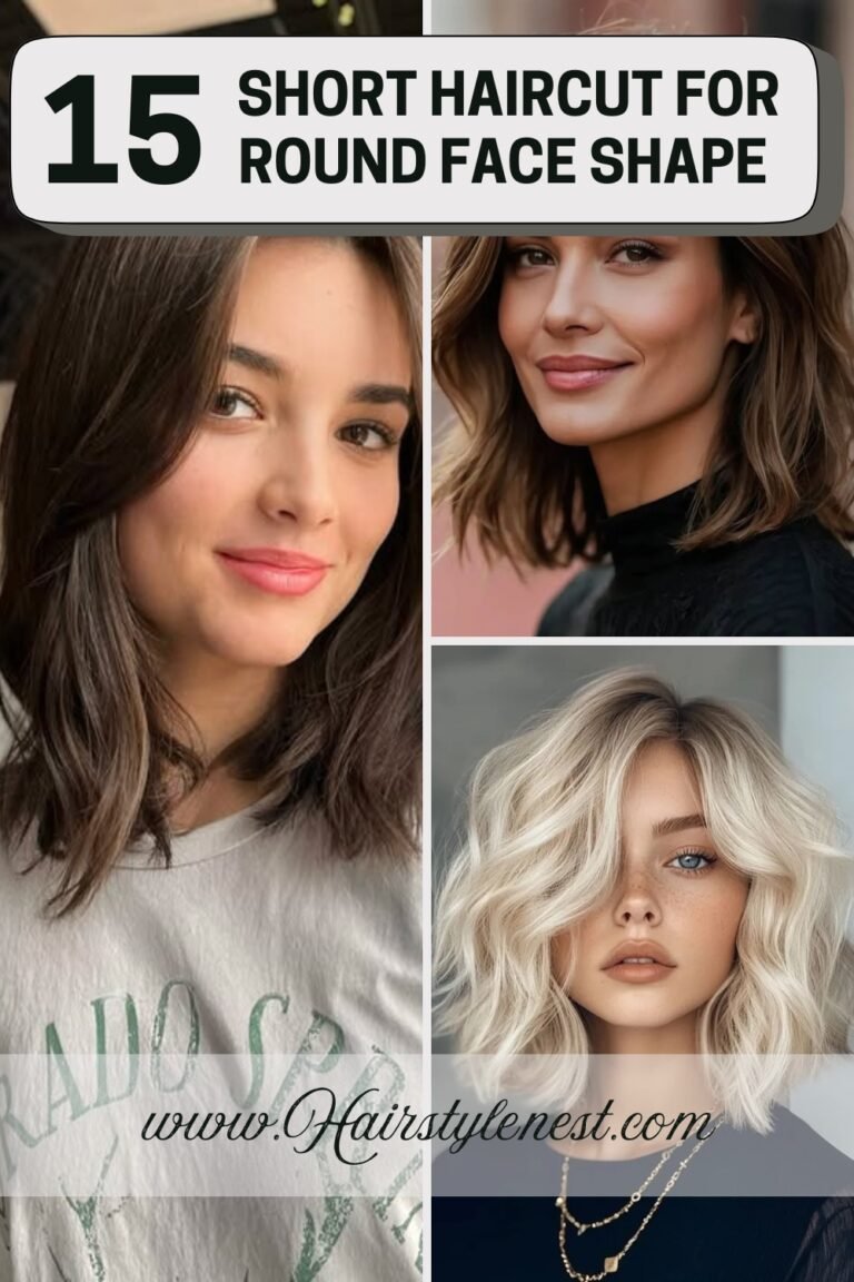 15 Short Haircut For Round Face