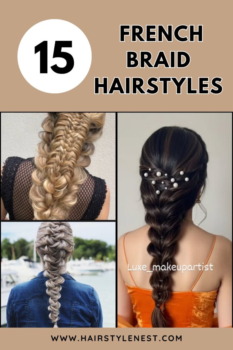 15 French Braid Hairstyles