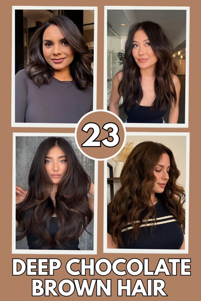 23 Deep Chocolate Brown Hair