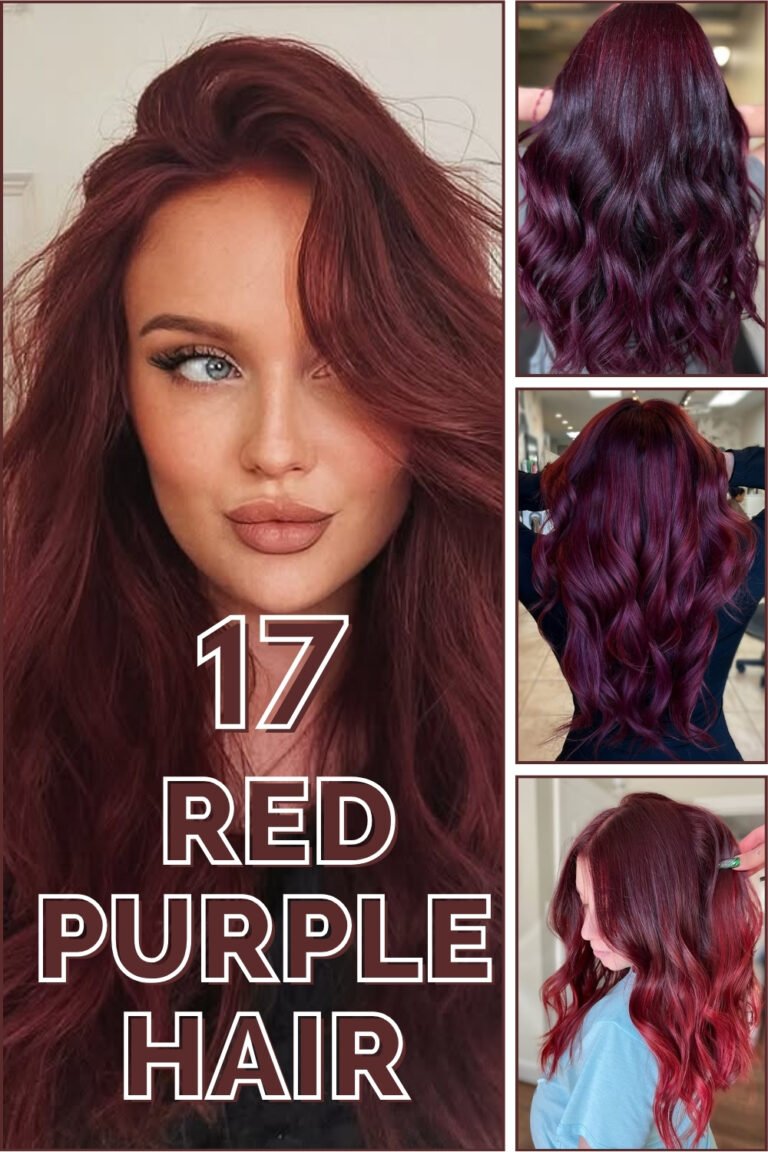 17 Red Purple Hair